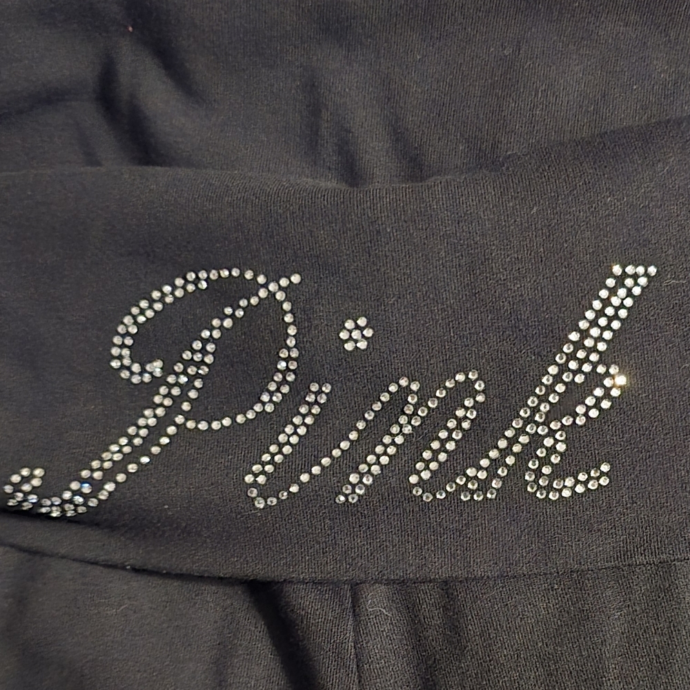 PINK Victoria's Secret Women's Black Flare Yoga Pants - Picture 3 of 4